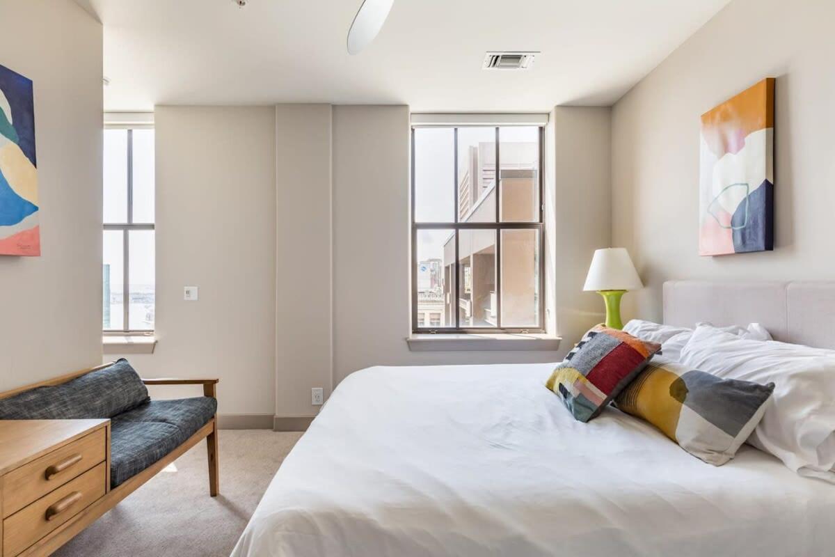 2Br Luxury Apartment With Rooftop Deck & Pool 巴尔的摩 外观 照片